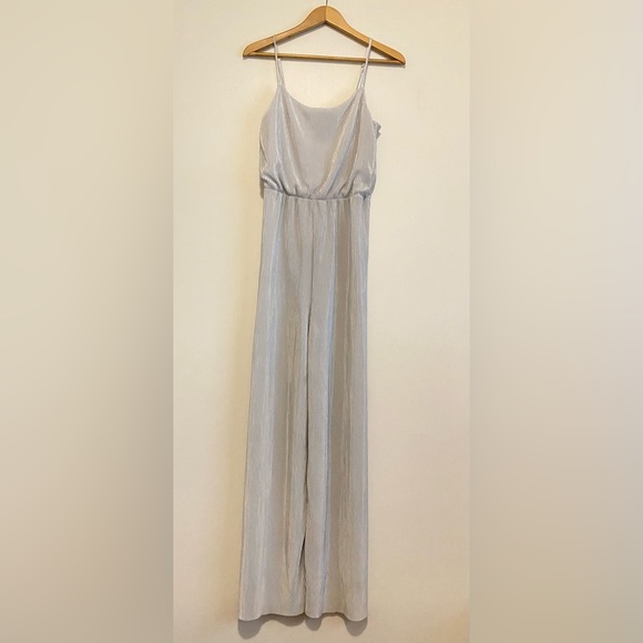 Pleated Wide Leg Jumpsuit - Picture 2 of 6